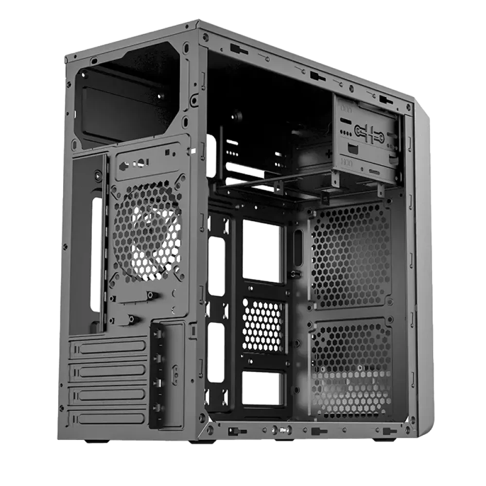 Carcasă PC Sohoo 6503BK, Micro-ATX, ATX, Negru