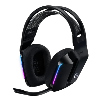 Căști gaming Logitech G733, Wireless/Cu fir, Negru