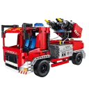Constructor XTech Mini Fire Truck with Water Spraying