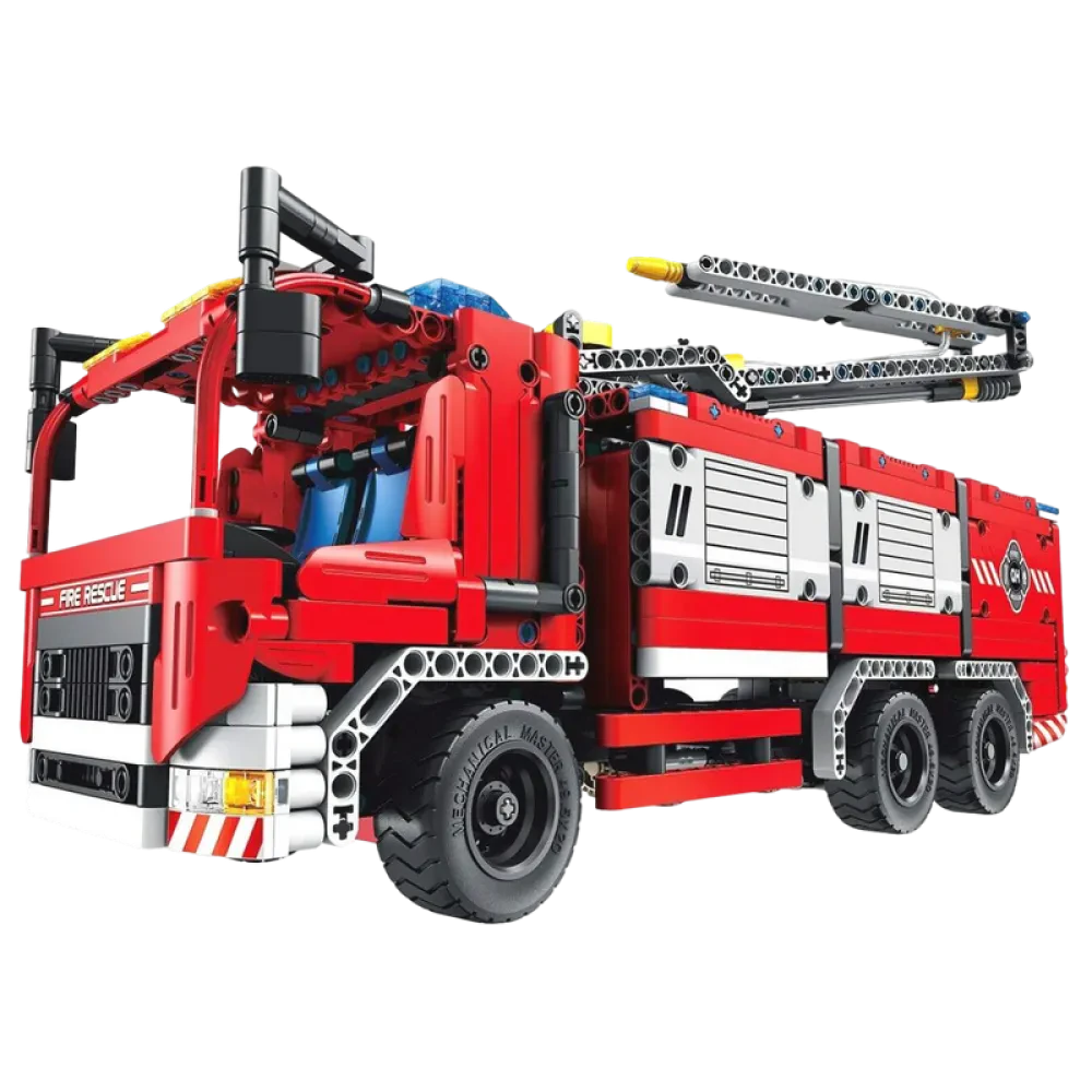 Constructor XTech Mini Fire Truck with Water Spraying