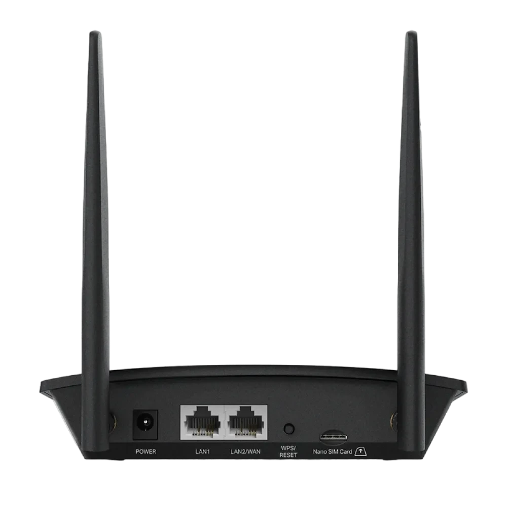 Router fără fir TP-LINK TL-MR100, 4G, Negru