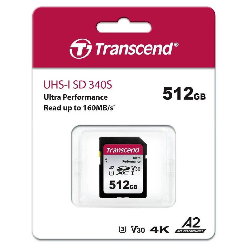 Card de Memorie Transcend SDXC 340S, 512GB (TS512GSDC340S)