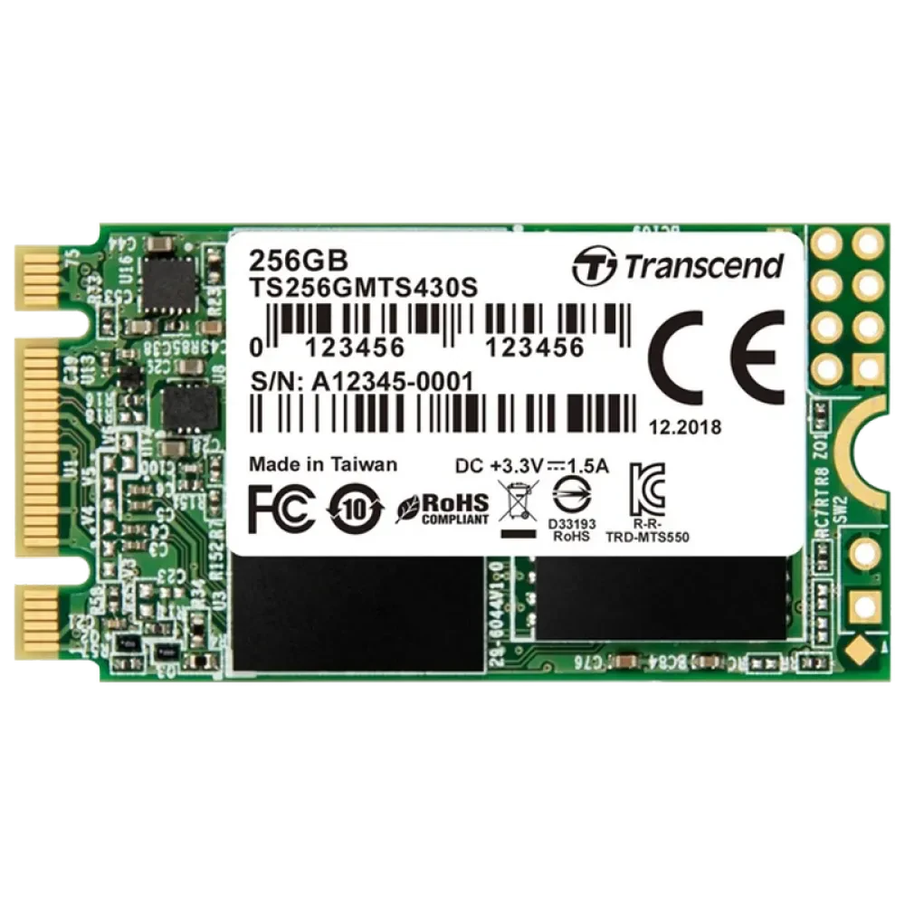 Unitate SSD Transcend 430S, 256GB, TS256GMTS430S