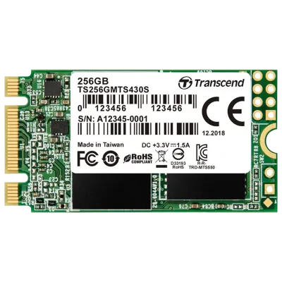 Накопитель SSD Transcend 430S, 256Гб, TS256GMTS430S