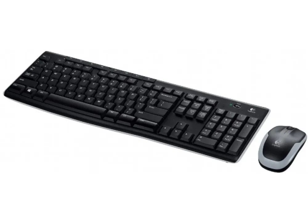 Set Tastatură + Mouse Logitech MK270, Fără fir, Negru