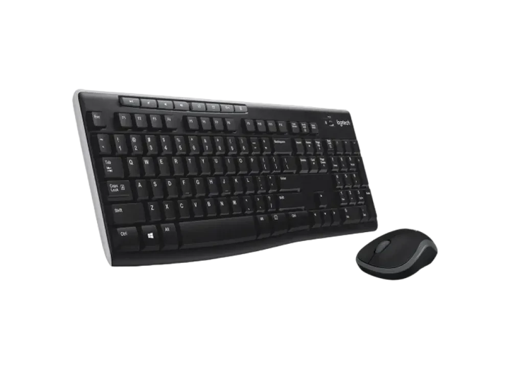 Set Tastatură + Mouse Logitech MK270, Fără fir, Negru