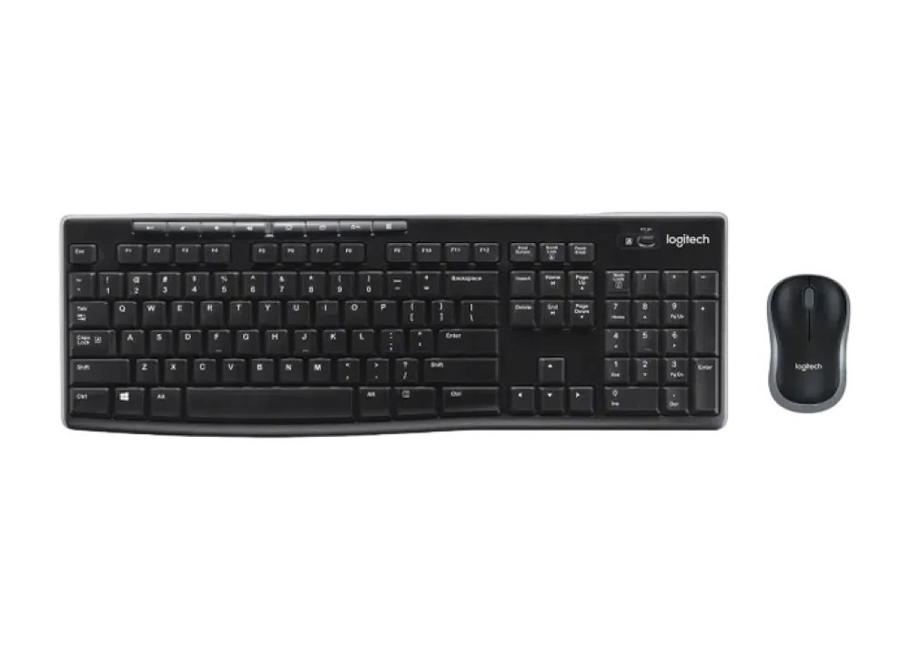 Set Tastatură + Mouse Logitech MK270, Fără fir, Negru