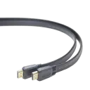 Видеокабель Cablexpert CC-HDMI4F-1M, HDMI (M) - HDMI (M), 1м, Чёрный