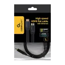 Видеокабель Cablexpert CC-HDMI4F-1M, HDMI (M) - HDMI (M), 1м, Чёрный