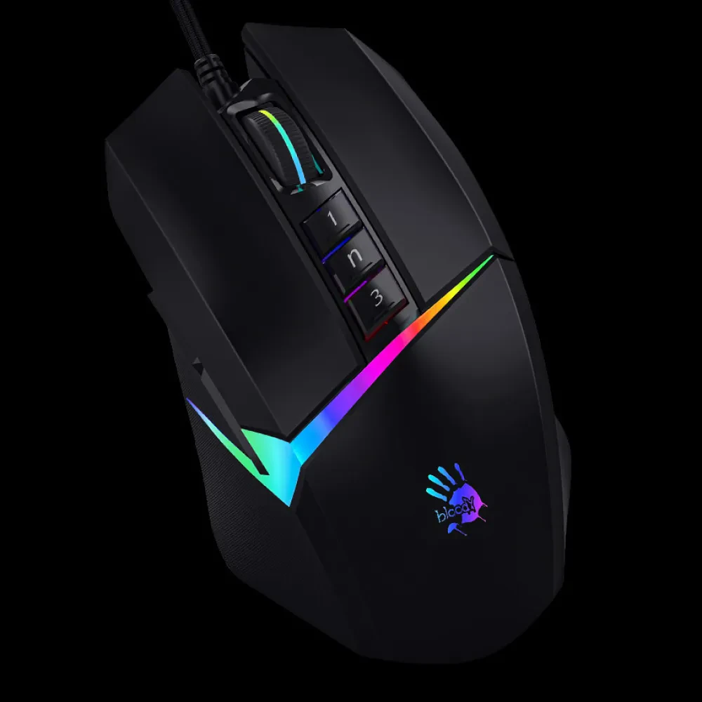 Gaming Mouse Bloody W70 Max, Negru