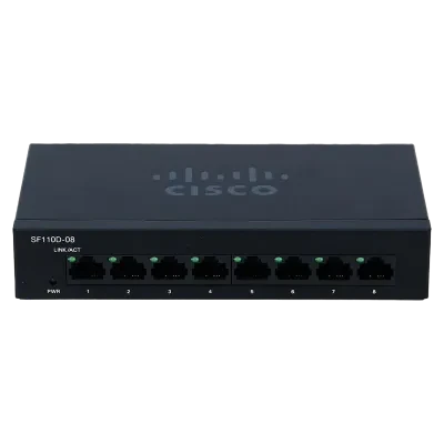 Сетевой коммутатор Cisco SF110D-08, 8x 10/100 Мбит/с