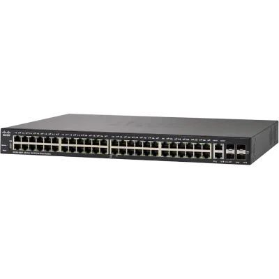 Сетевой коммутатор Cisco SF250-48, 4x 10/100 Мбит/с, 4x SFP