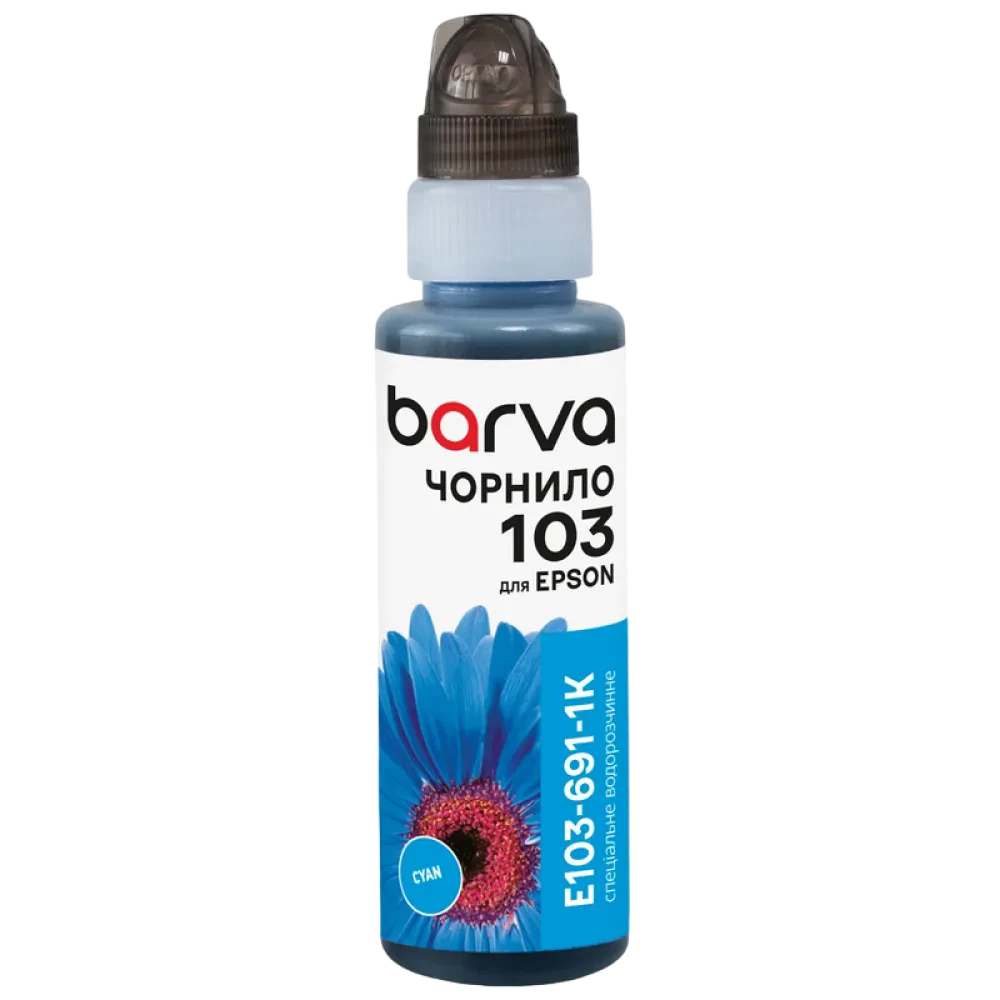 Recipient de cerneală Barva E103-691, 100ml, Cyan