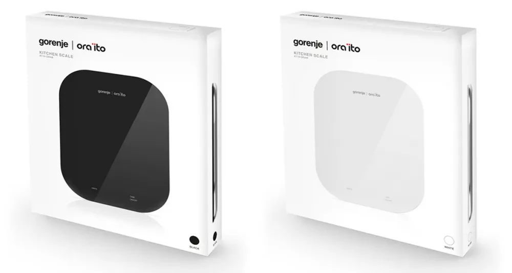Электронные кухонные весы  Gorenje Ora ito KT10 ORAB, Чёрный