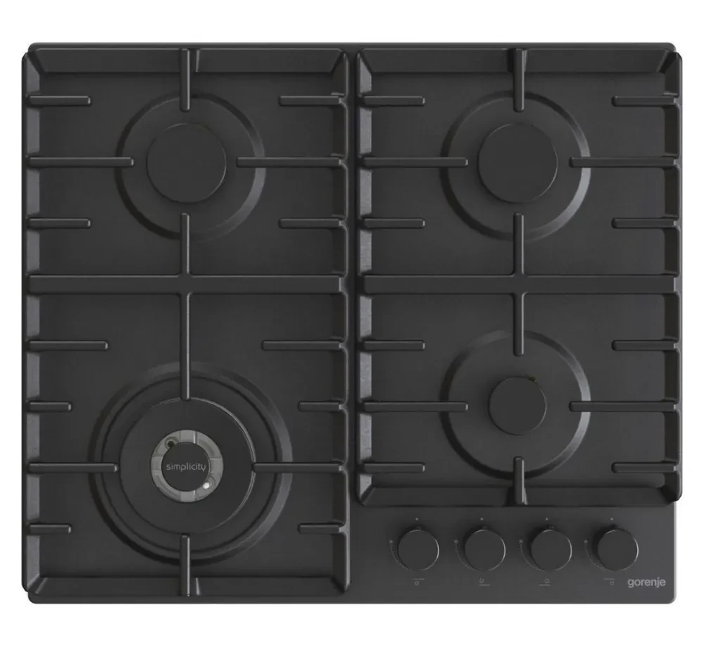 Plită pe gaz Gorenje GW 642 SYB, Negru