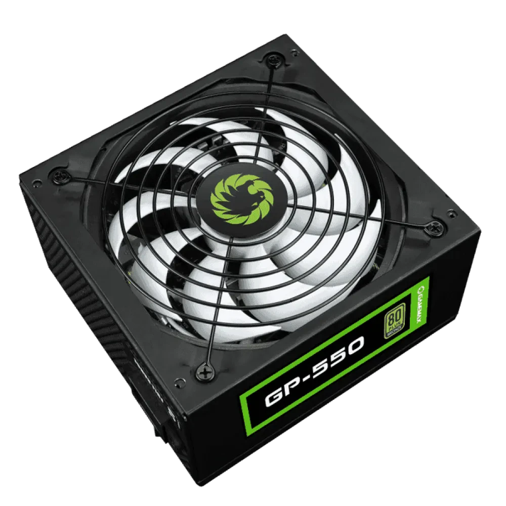 Блок питания для компьютеров Gamemax GP-550, 550Вт, ATX, Немодульный