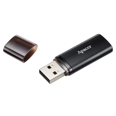 Memorie USB Apacer AH25B, 64GB, Negru