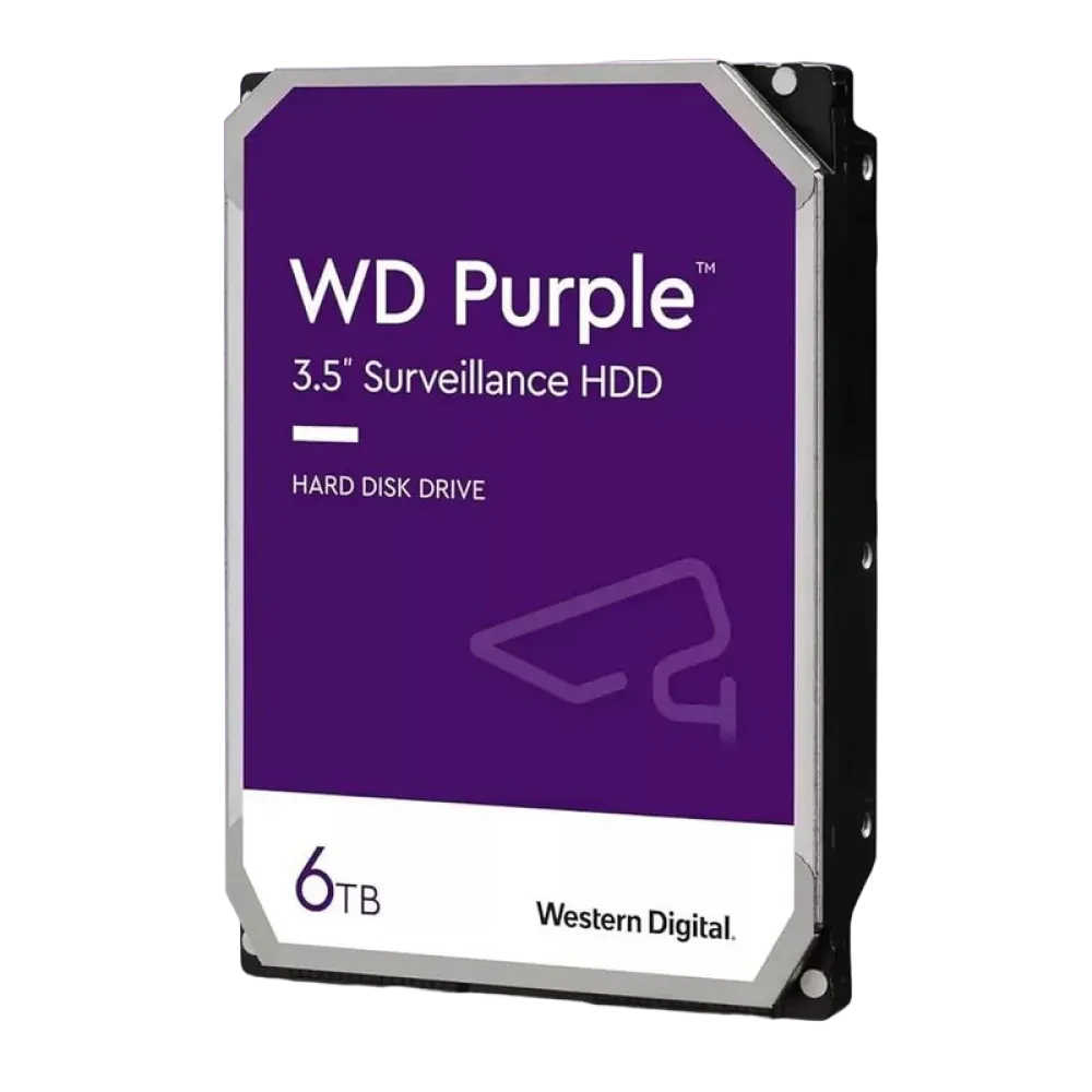 Жесткий диск Western Digital WD Purple, 3.5", 6 ТБ <WD64PURZ>