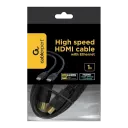 Видео кабель Cablexpert CC-HDMI4-1M, HDMI (M) - HDMI (M), 1м, Чёрный