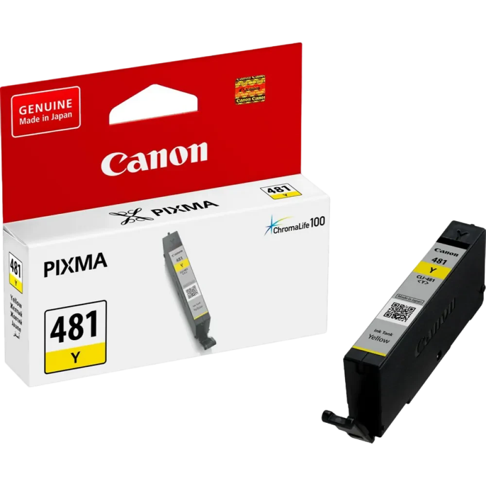 Cartuș de cerneală Canon CLI-481, 5,6ml, Galben