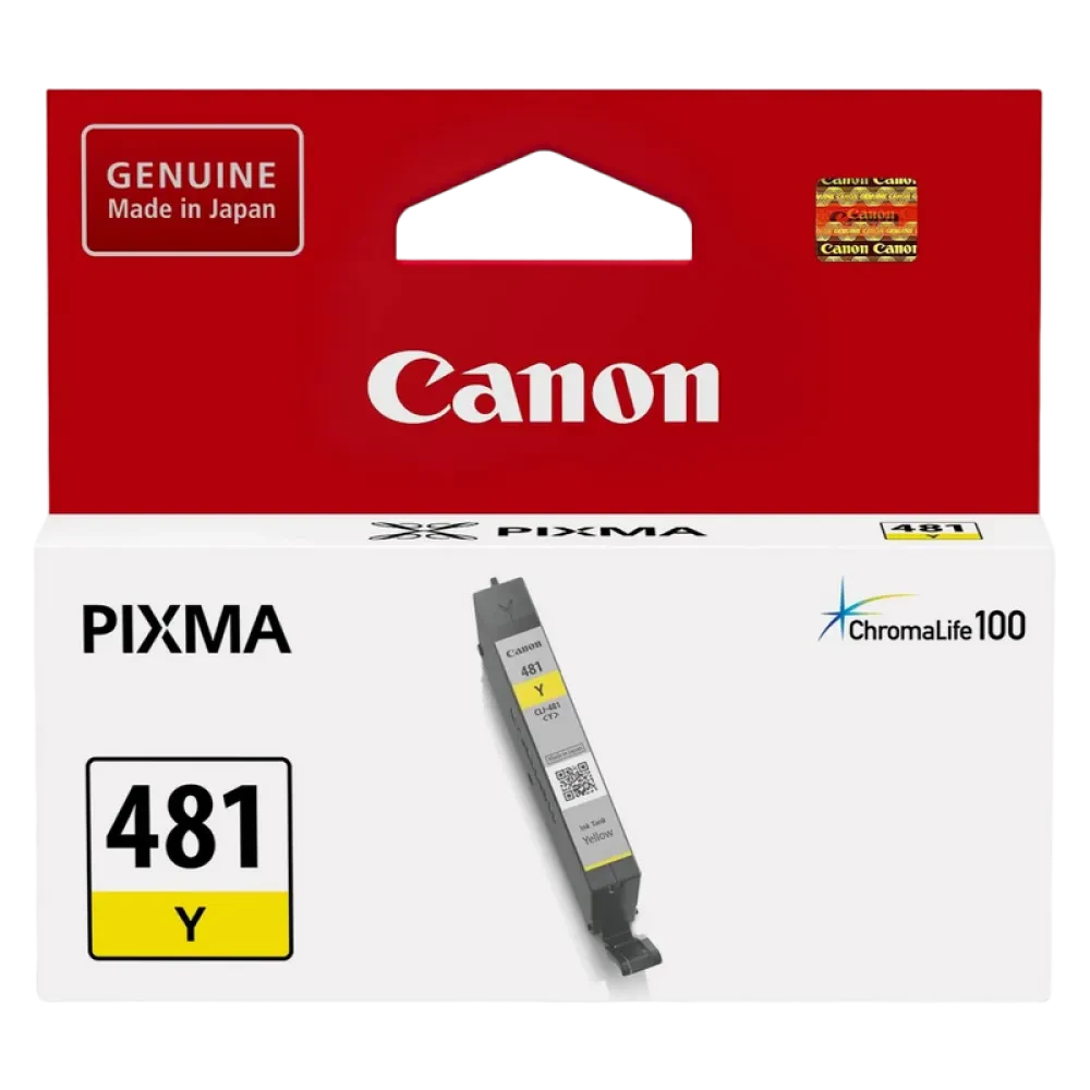 Cartuș de cerneală Canon CLI-481, 5,6ml, Galben