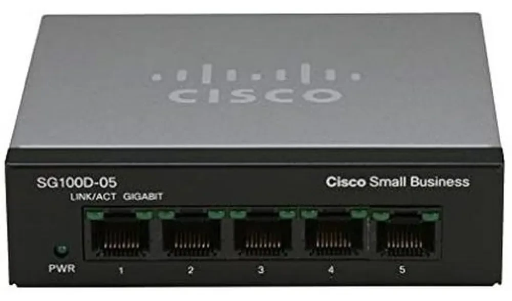 Switch de rețea Cisco SG110D-05, 5x 10/100/1000 Mbps