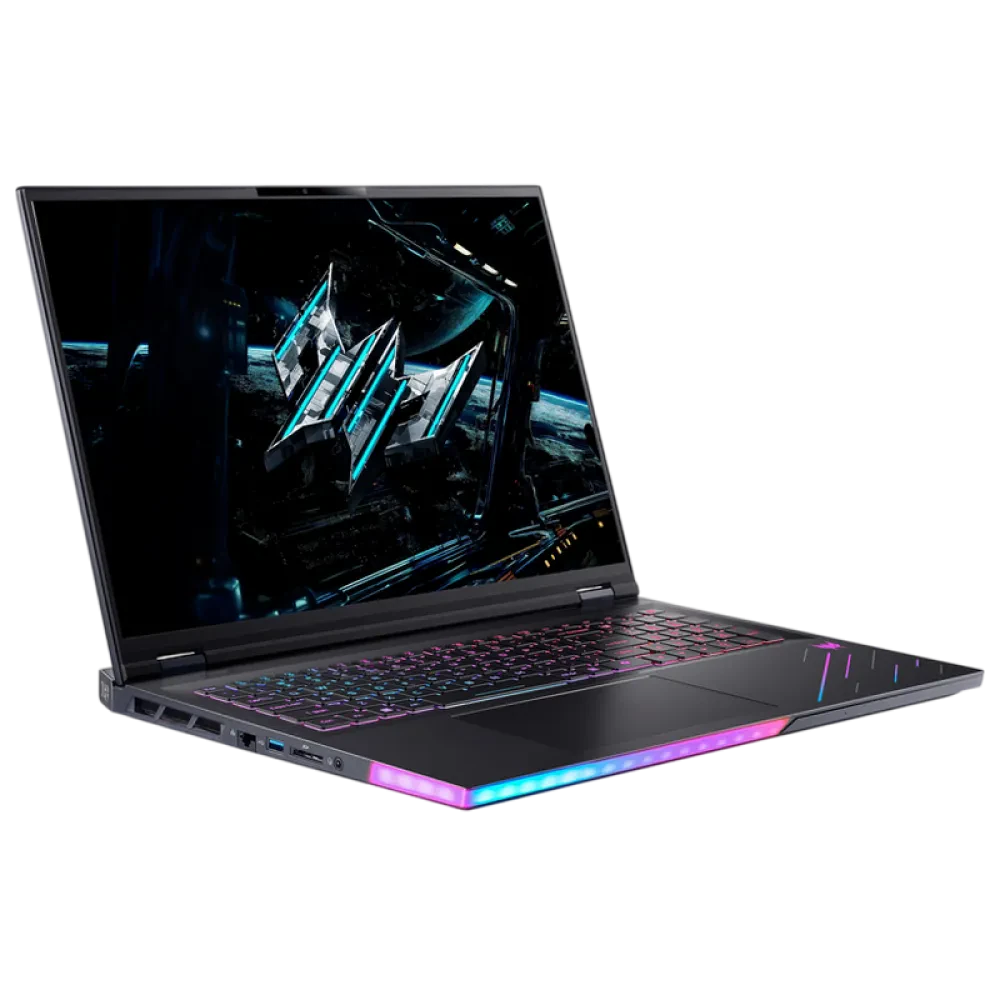 Laptop Gaming 18" Acer Predator Helios 18 AI PH18-73, Abyssal Black, Intel Core Ultra 9 275HX, 64GB/2048GB, Linux eShell