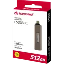 SSD portabil extern Transcend ESD330C, 512 GB, Cafeniu (TS512GESD330C)
