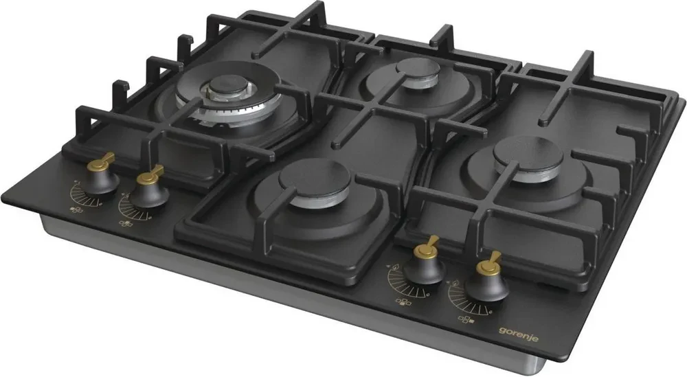 Plită pe gaz Gorenje GW 6D42 CLB, Negru