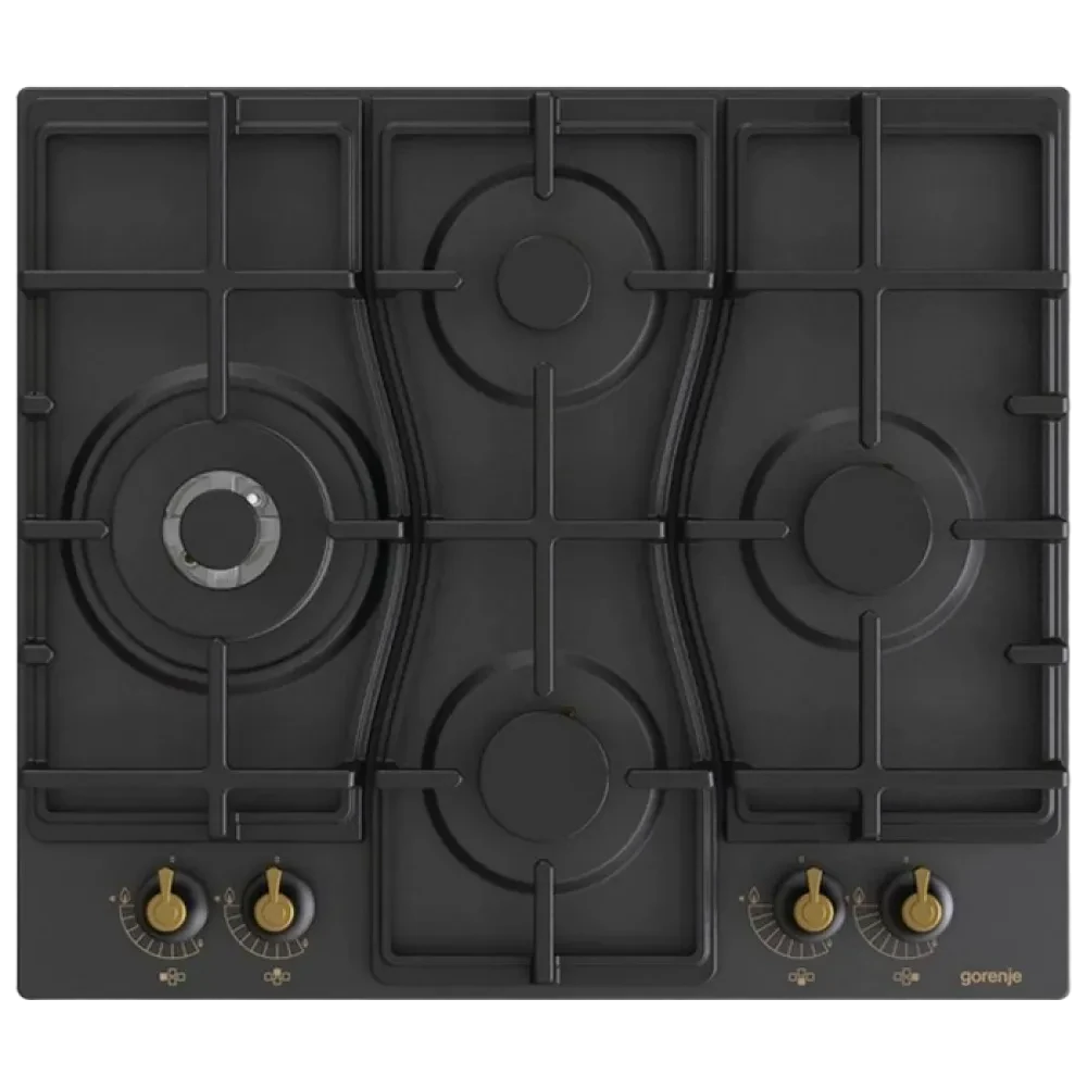 Plită pe gaz Gorenje GW 6D42 CLB, Negru