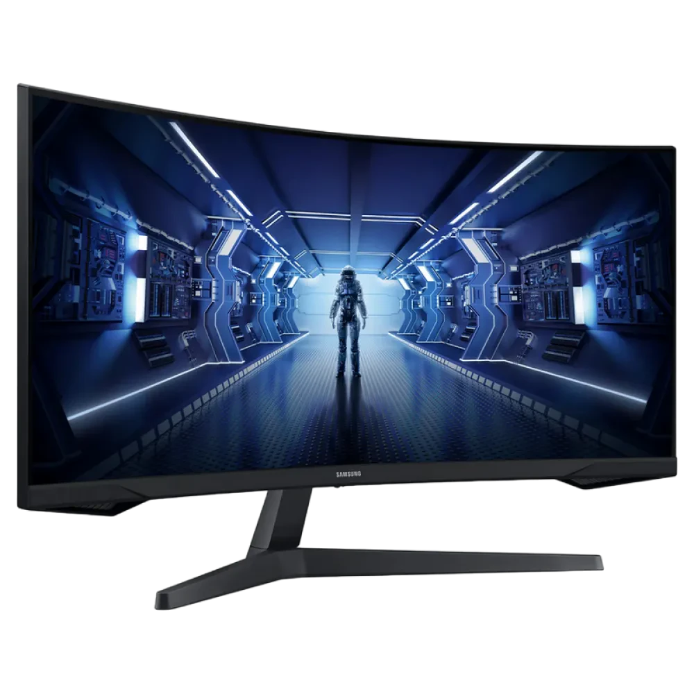 34" Monitor Gaming Samsung C34G55TWWI, VA 3440x1440 WQHD, Negru
