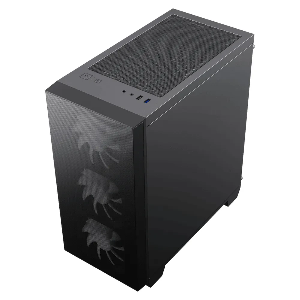 Carcasă PC Gamemax Aero Mini ECO, Micro-ATX, Fără PSU, Negru