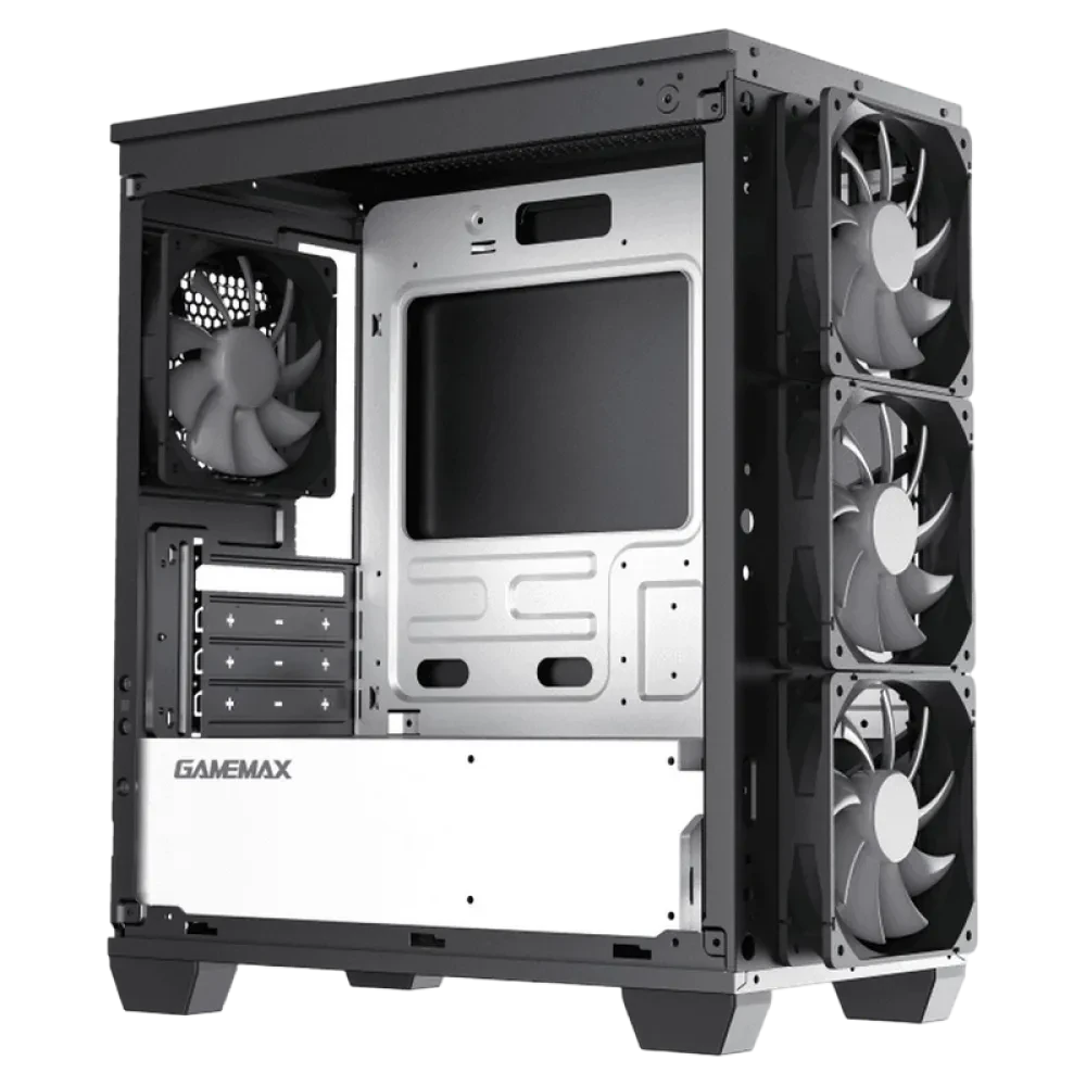 Carcasă PC Gamemax Aero Mini ECO, Micro-ATX, Fără PSU, Negru