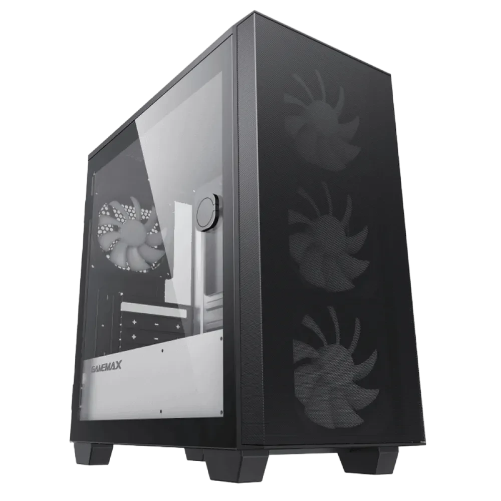 Carcasă PC Gamemax Aero Mini ECO, Micro-ATX, Fără PSU, Negru