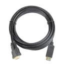 Cablu Video Cablexpert CC-DPM-DVIM-3M, DisplayPort (M) - DVI-D (M), 3m, Negru