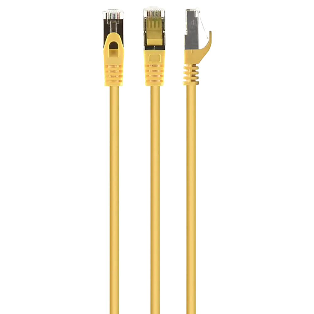 Патч-корд Cablexpert PP6-0.25M/Y, Cat6 FTP , 0,25м, Жёлтый