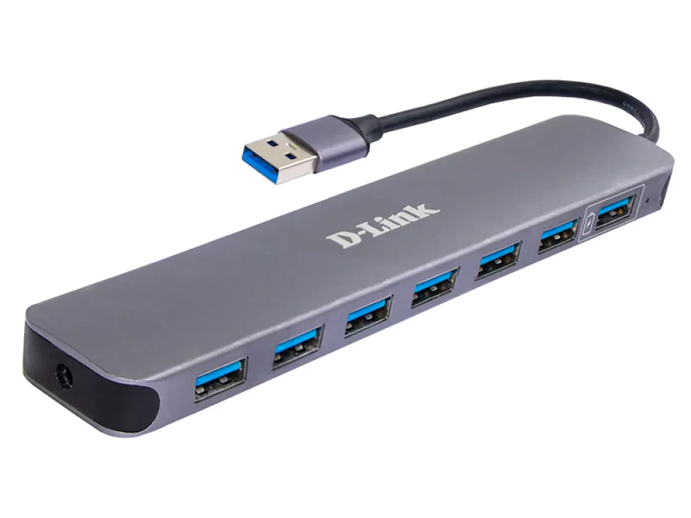 USB-концентратор D-Link DUB-1370/B2A, Серый