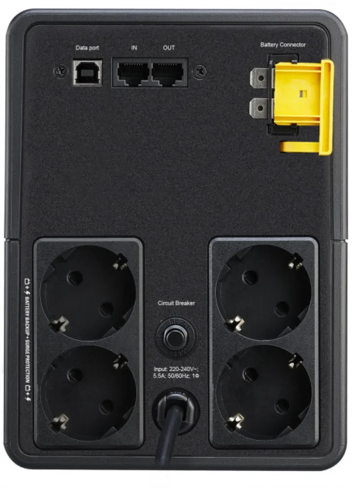 Sursă de alimentare neîntreruptibilă APC Back-UPS BX2200MI-GR, Linear-interactiv, 2200VA, Turn