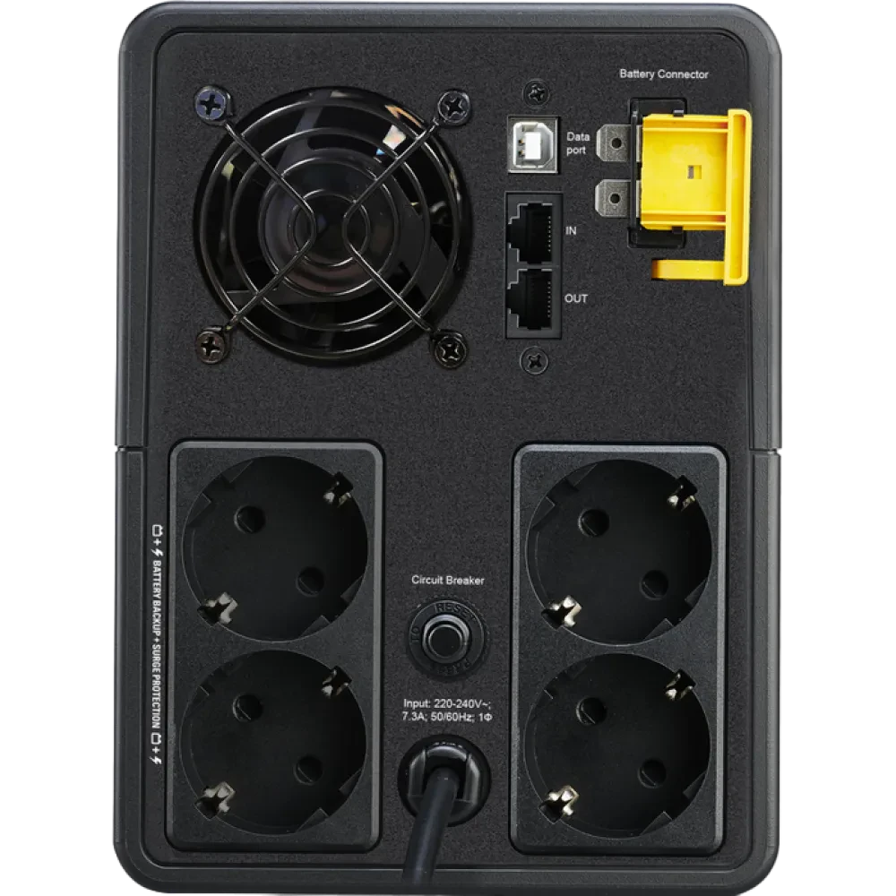 Sursă de alimentare neîntreruptibilă APC Back-UPS BX1600MI-GR, Linear-interactiv, 1600VA, Turn
