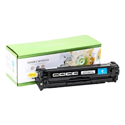 Картридж SCC Compatible HP CB541A/CE320A/CF211A, Голубой