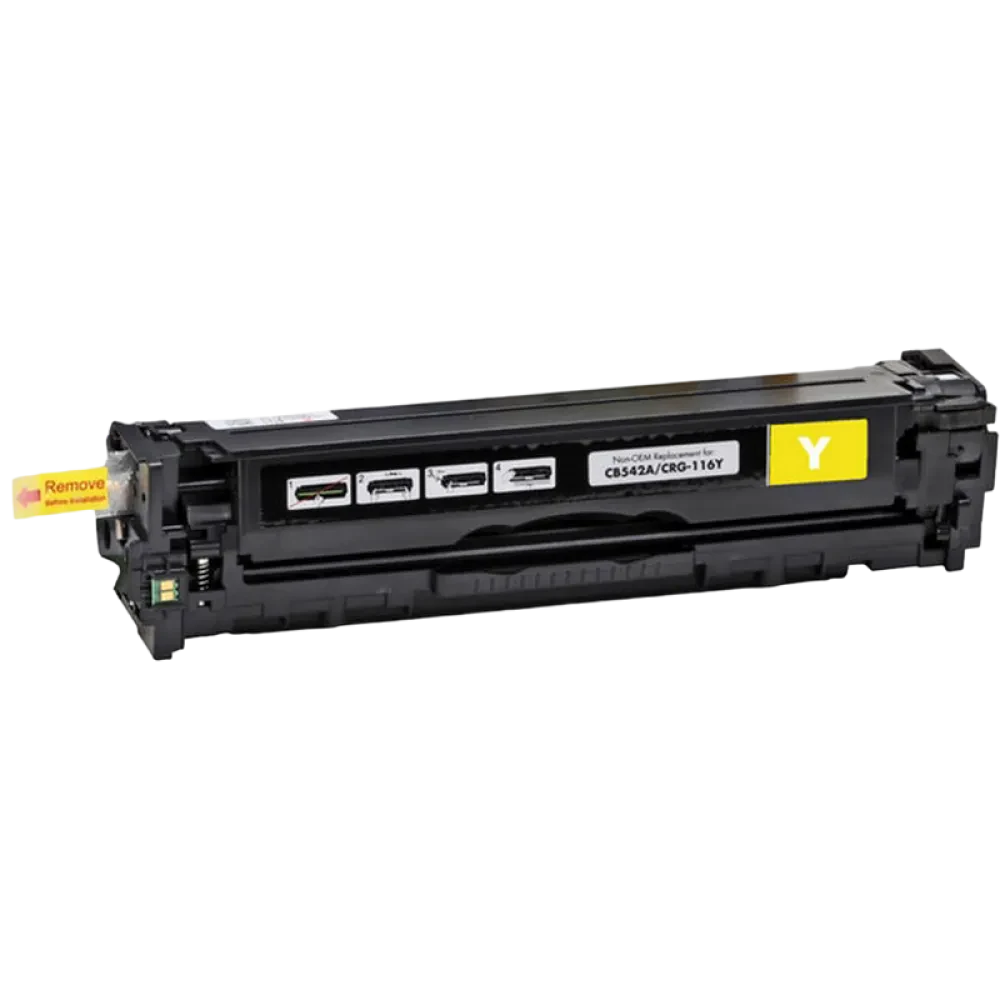 Картридж SCC Compatible HP CB542A/CE320A/CF212A, Желтый