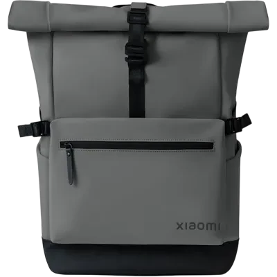 Rucsac Xiaomi Roll Top Casual, 15.6", Tesatura, oliuretan, poliester, Gri