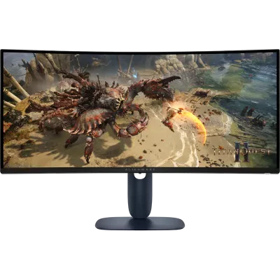 34" Monitor Gaming DELL AW3425DWM, VA 3440x1440 WQHD, Negru