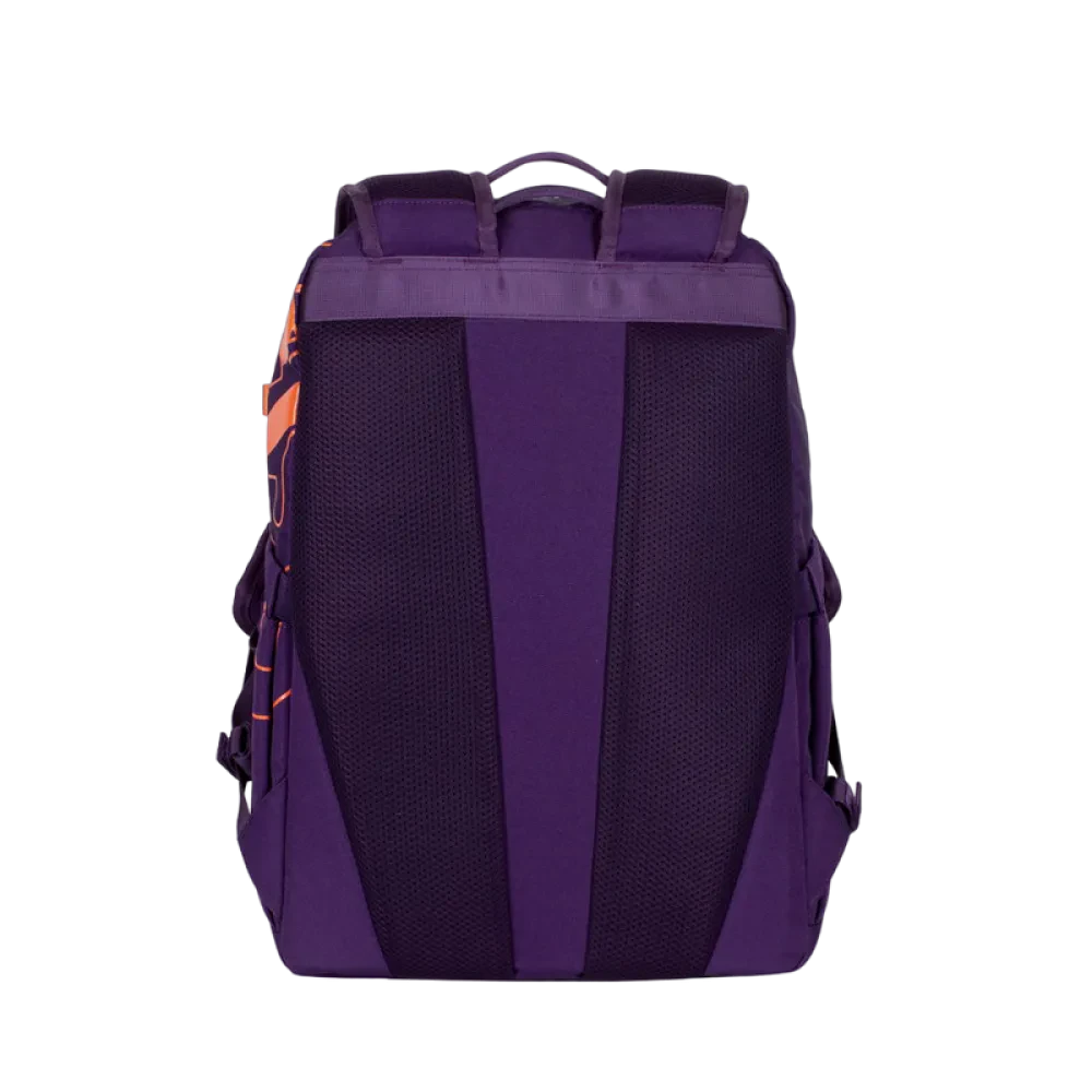 Повседневный рюкзак RivaCase Heide, 15.6", Полиэстер, Фиолетовый/Оранжевый