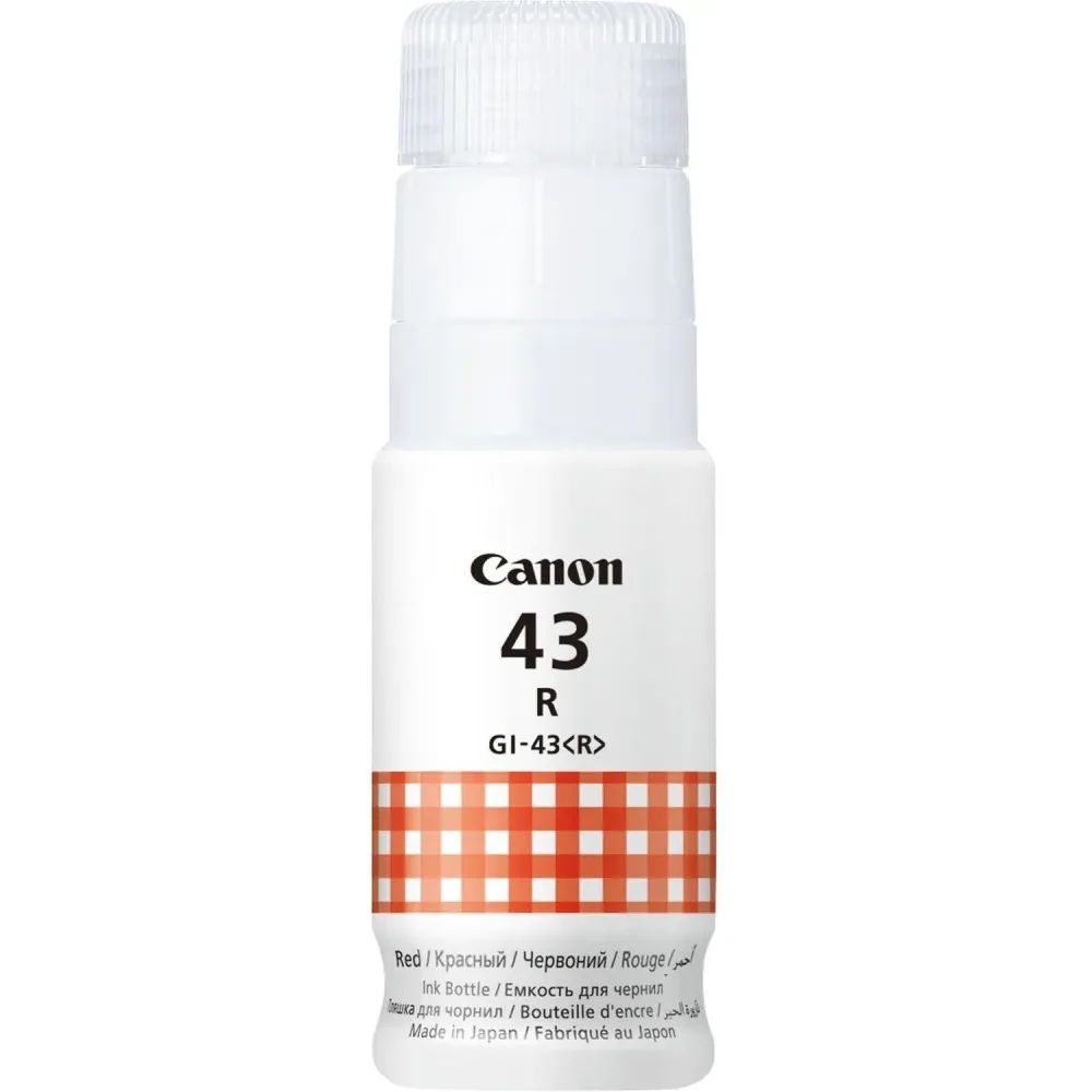 Recipient de cerneală Canon GI-43, 60ml, Roșu