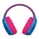 Căști gaming Logitech G435, Fără fir, Albastru/Roz