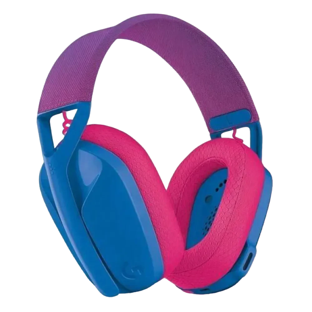 Căști gaming Logitech G435, Fără fir, Albastru/Roz
