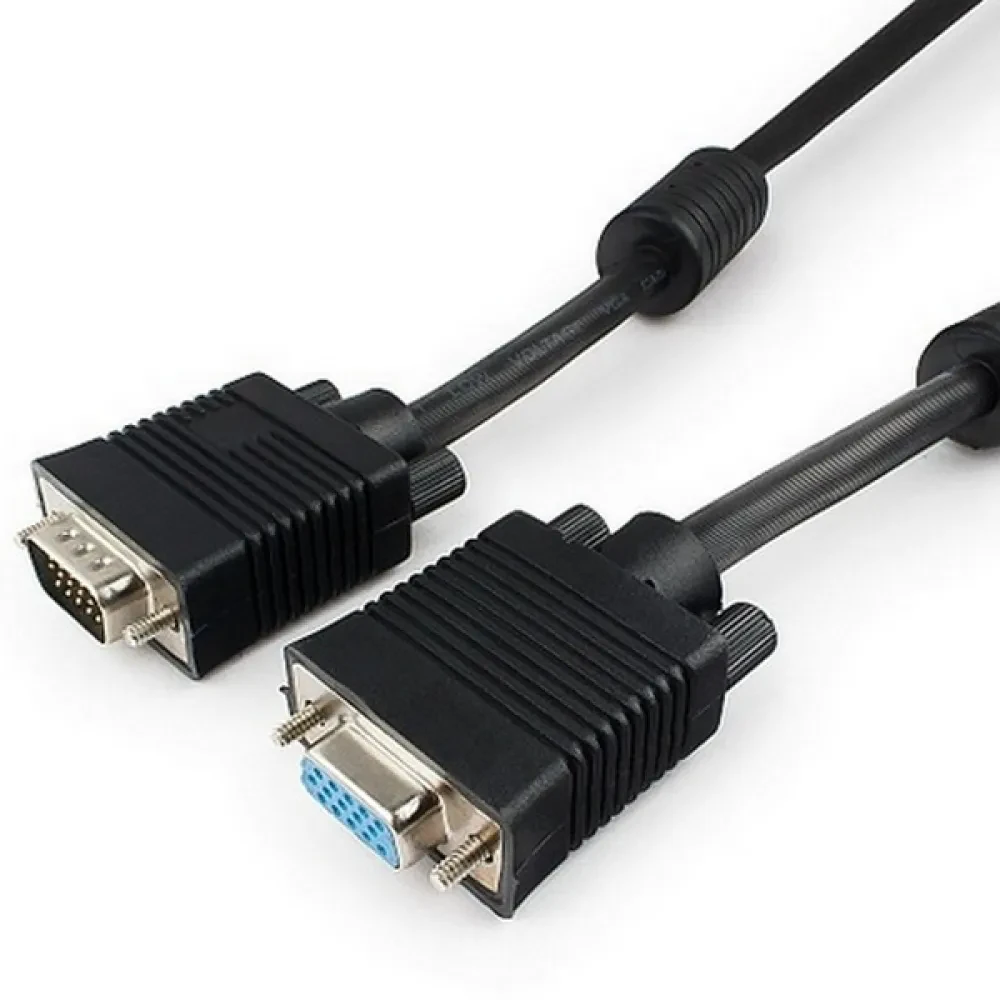 Cablu Video Cablexpert CC-PPVGAX-10M-B, VGA D-Sub (M) - VGA D-Sub (M), 10m, Negru