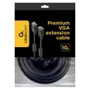 Cablu Video Cablexpert CC-PPVGAX-10M-B, VGA D-Sub (M) - VGA D-Sub (M), 10m, Negru