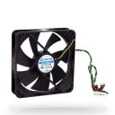 PC Case Fan Chieftec AF-1225PWM, 120x120x25 mm, Ball Bearing, 1650rpm, <32db, PWM, 4pin for PSU/Mole